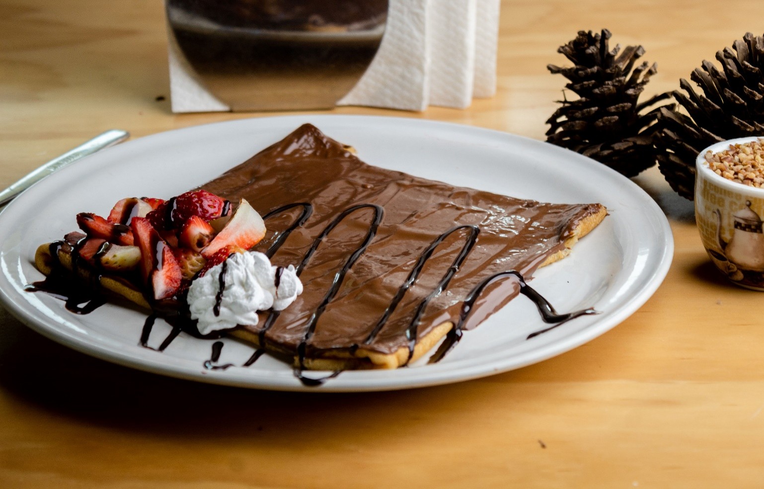 Crepa Combinada de Nutella