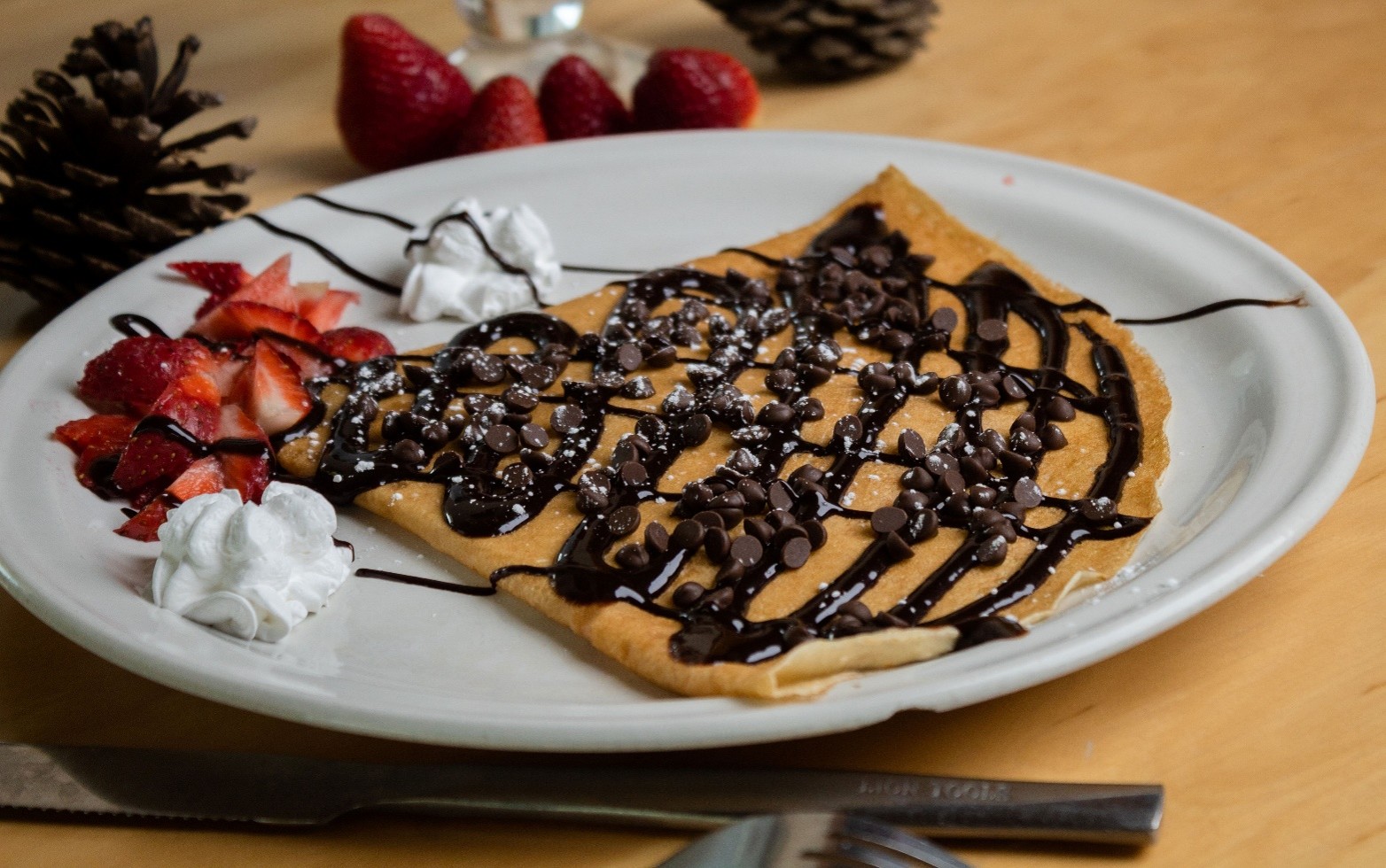Crepa Sencilla de Chocolate Chips