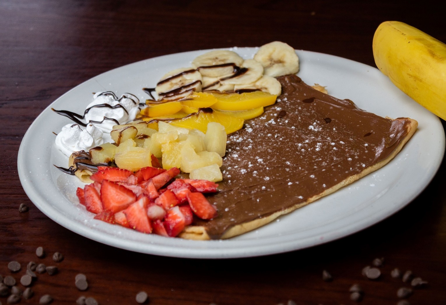 Crepa VIP Nutella con Fruta