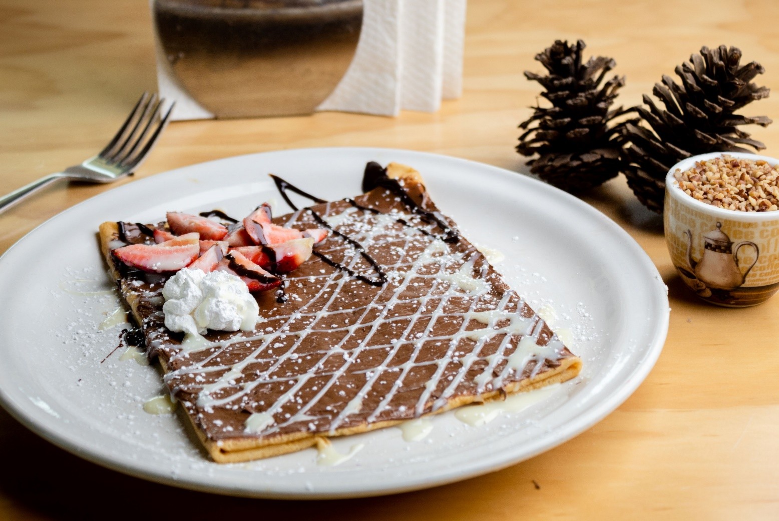 Crepa VIP Nutella con Lechera